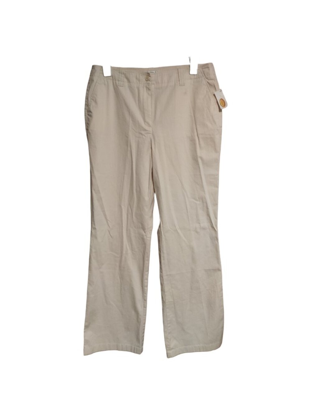 Vintage Talbots Khaki Chino Straight Leg Dress Pants Size 16L New with Tags NWT